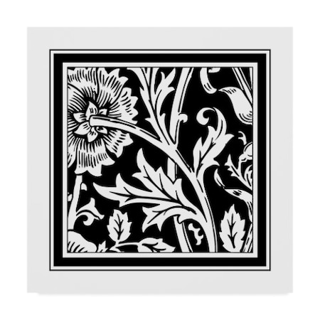 Vision Studio 'Graphic Floral Motif Iv' Canvas Art,24x24